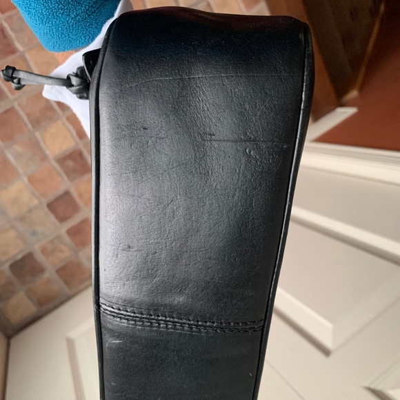 Valentina Black Leather Handbag - Picture 13 of 16